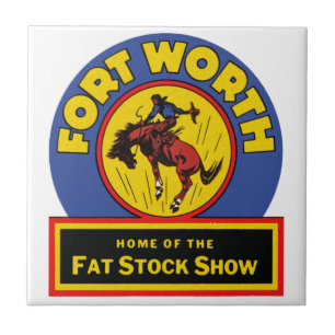 Fort Worth Fat Stock Show Tegeltje