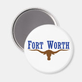 Fort Worth Flag Magneet (Voorkant / Achterkant)