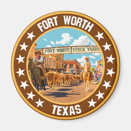 Fort Worth Magneet (Voorkant)