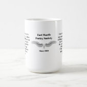 Fort Worth Poetry Society Café Mug (Centre)