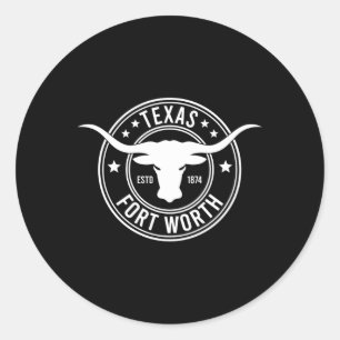 Fort Worth Ronde Sticker