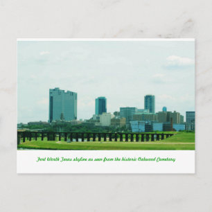 Fort Worth skyline Briefkaart