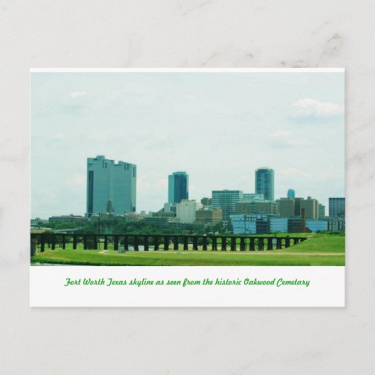 Fort Worth skyline Briefkaart (Voorkant)