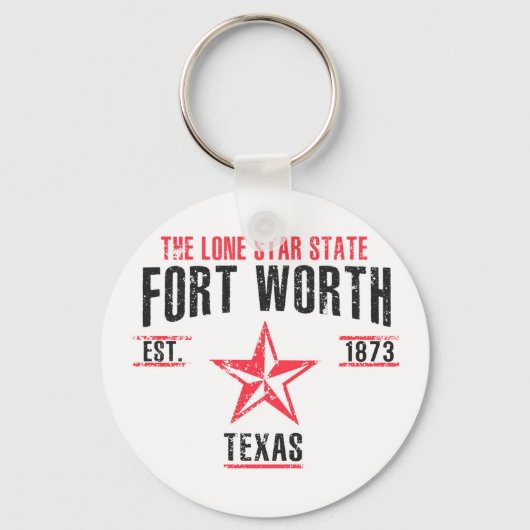 Fort Worth Sleutelhanger (Voorkant)