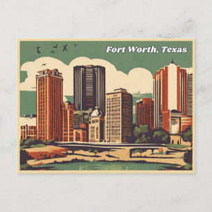 Fort Worth Texas Briefkaart