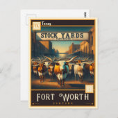 Fort Worth, Texas |  Briefkaart (Voorkant / Achterkant)