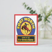 Fort Worth, Texas Briefkaart (Staand voorkant)