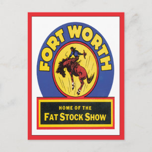  Fort Worth, Texas Briefkaart
