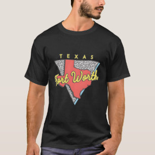 Fort Worth Texas Driehoek TX Stad T-shirt