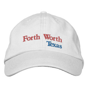 Fort Worth Texas, geborduurd Baseball Pet