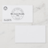 Fort Worth Texas Great Seal Visitekaartje (Voorkant / Achterkant)