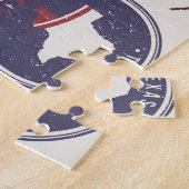 Fort Worth Texas: reispostzegels. Legpuzzel (Zijkant)