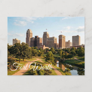 Fort Worth Texas Reizen Briefkaart