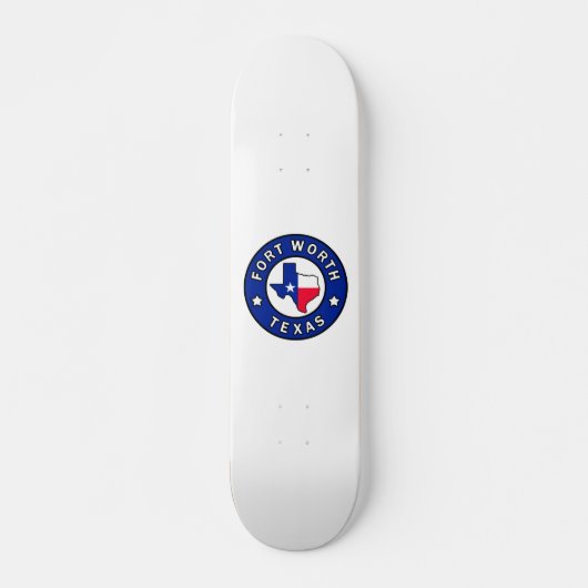 Fort Worth Texas Skateboard (Voorkant)