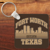 Fort Worth, Texas Sleutelhanger (Voorkant)