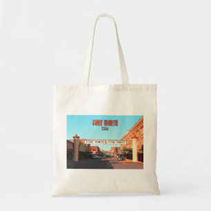 Fort Worth Texas Stock Yards Tote Bag