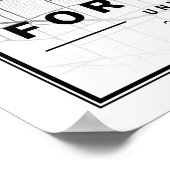 Fort Worth Texas USA Travel City Map Poster (Hoek)