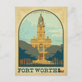 Fort Worth, TX Briefkaart