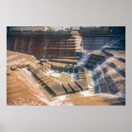 Fort Worth Water Gardens Poster (Voorkant)