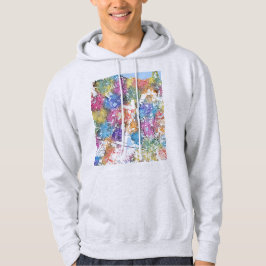 Fortaleza Brazil City Map Hoodie