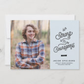 Forte et courageuse Faire-part de diplôme (Devant)