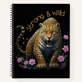 Forte et sauvage Carnet spiral Jaguar Soul (Devant)