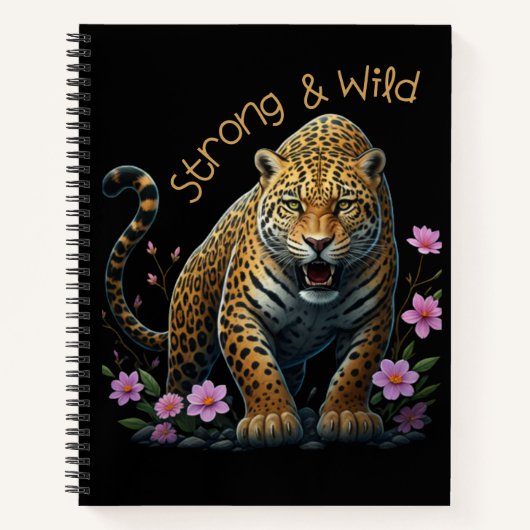 Forte et sauvage Carnet spiral Jaguar Soul (Devant)