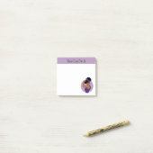 Forte femme noire Post-it Notes (Sur un bureau)