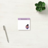 Forte femme noire Post-it Notes (Bureau)