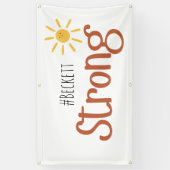 forte #nom cancer de l'enfance Bannière extérieure (Vertical)