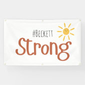 forte #nom cancer de l'enfance Bannière extérieure (Horizontal)