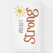 forte #nom cancer de l'enfance Bannière intérieure (Vertical)