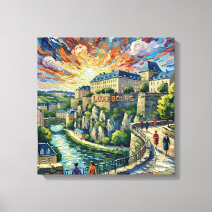 Forteresse de la ville de Luxembourg Toile panoram