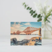 Forth Bridge op Sunset Briefkaart (Staand voorkant)