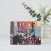  Forth Bridge Scotland Railroad Travel Art Briefkaart (Staand voorkant)