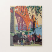 Forth Bridge Scotland Railroad Travel Art Legpuzzel (Verticaal)