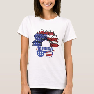 Forth of July shirt voor vrouwen