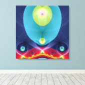 Forth Tetragrammaton Wrapped Canvas (Insitu (Houten vloer))