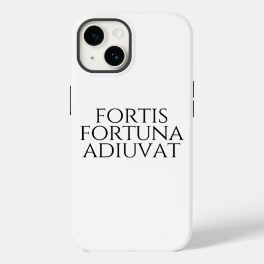 Fortis Fortuna Adiuvat Case-Mate iPhone Case (Achterkant)