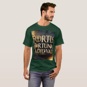 **"Fortis Fortuna Adiuvat - ShaMen's Basic T-Shirt (Devant entier)