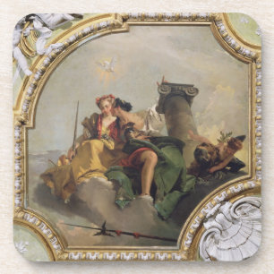 Fortitude and Justice van de "Sala Capitolare" Onderzetter