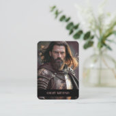Fortitude Cosplay Character Trading Cards QR Code Visitekaartje (Staand voorkant)