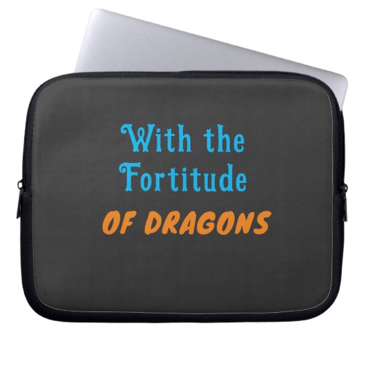 Fortitude des dragons - Sac électronique (Devant)