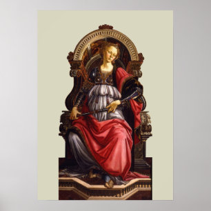 Fortitude van Sandro Botticelli Renaissance Art Poster