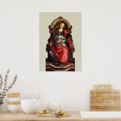 Fortitude van Sandro Botticelli Renaissance Art Poster (Keuken)