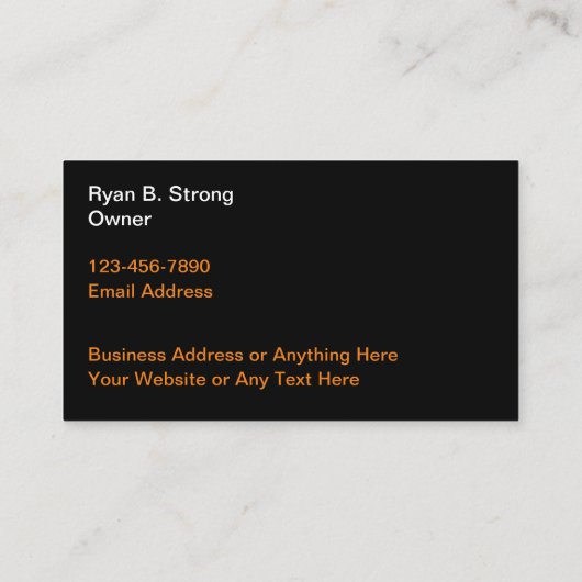 Forts Cartes de visite du thème de la construction (Dos)