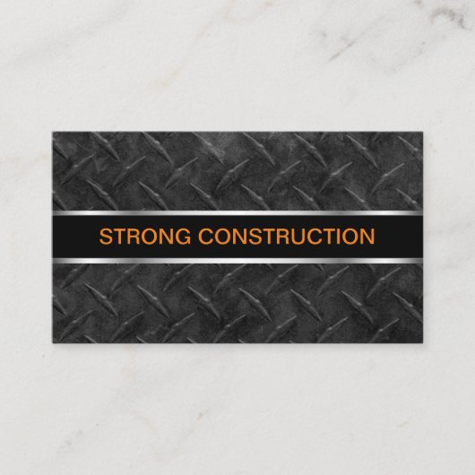 Forts Cartes de visite du thème de la construction (Devant)