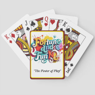 "Fortuin en plezier" Pokerkaarten