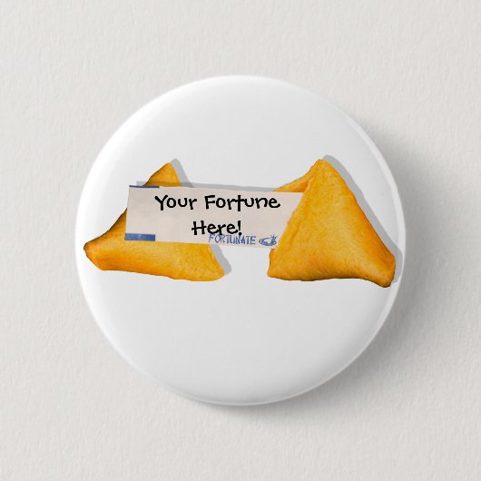 FortunAte Life Ronde Button 5,7 Cm (Voorkant)