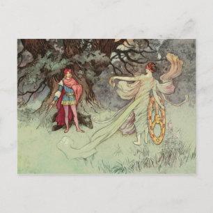 Fortunatus Enchanted Princess  Fairy Tale Briefkaart